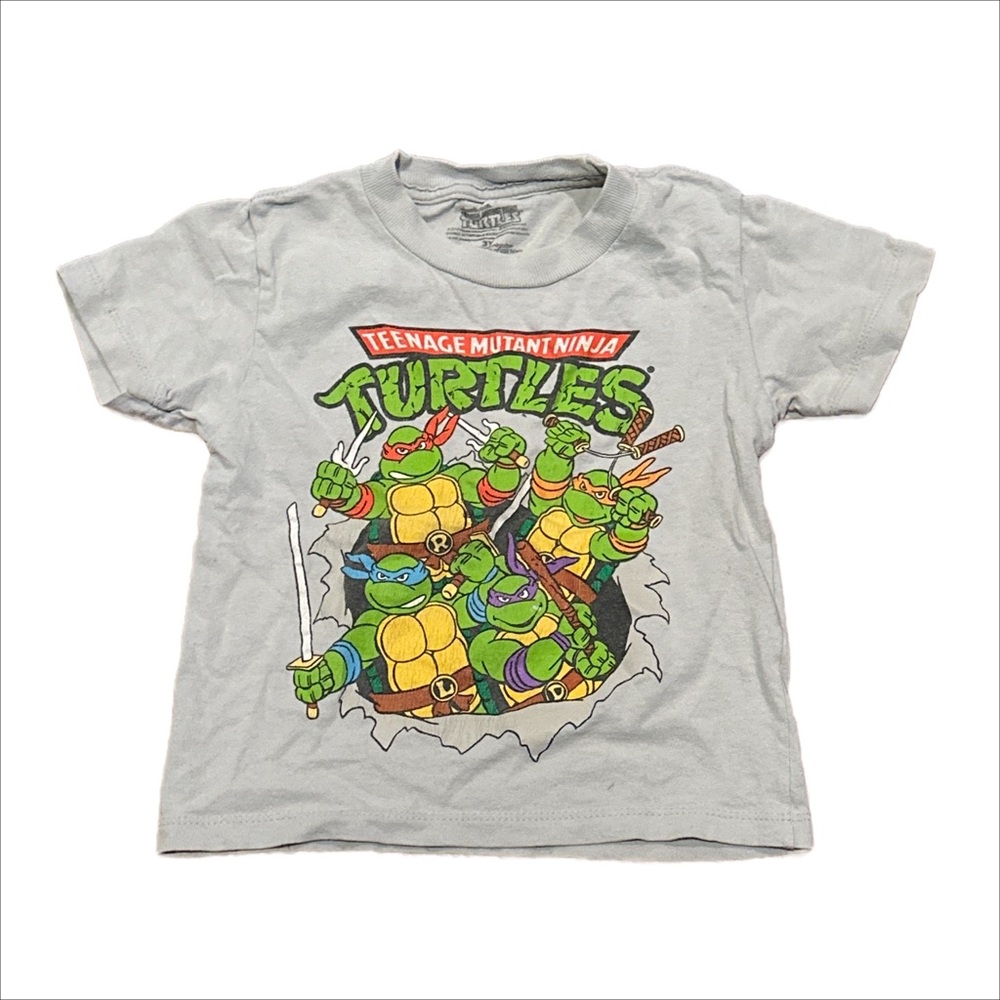 💚 TMNT Grey Tee